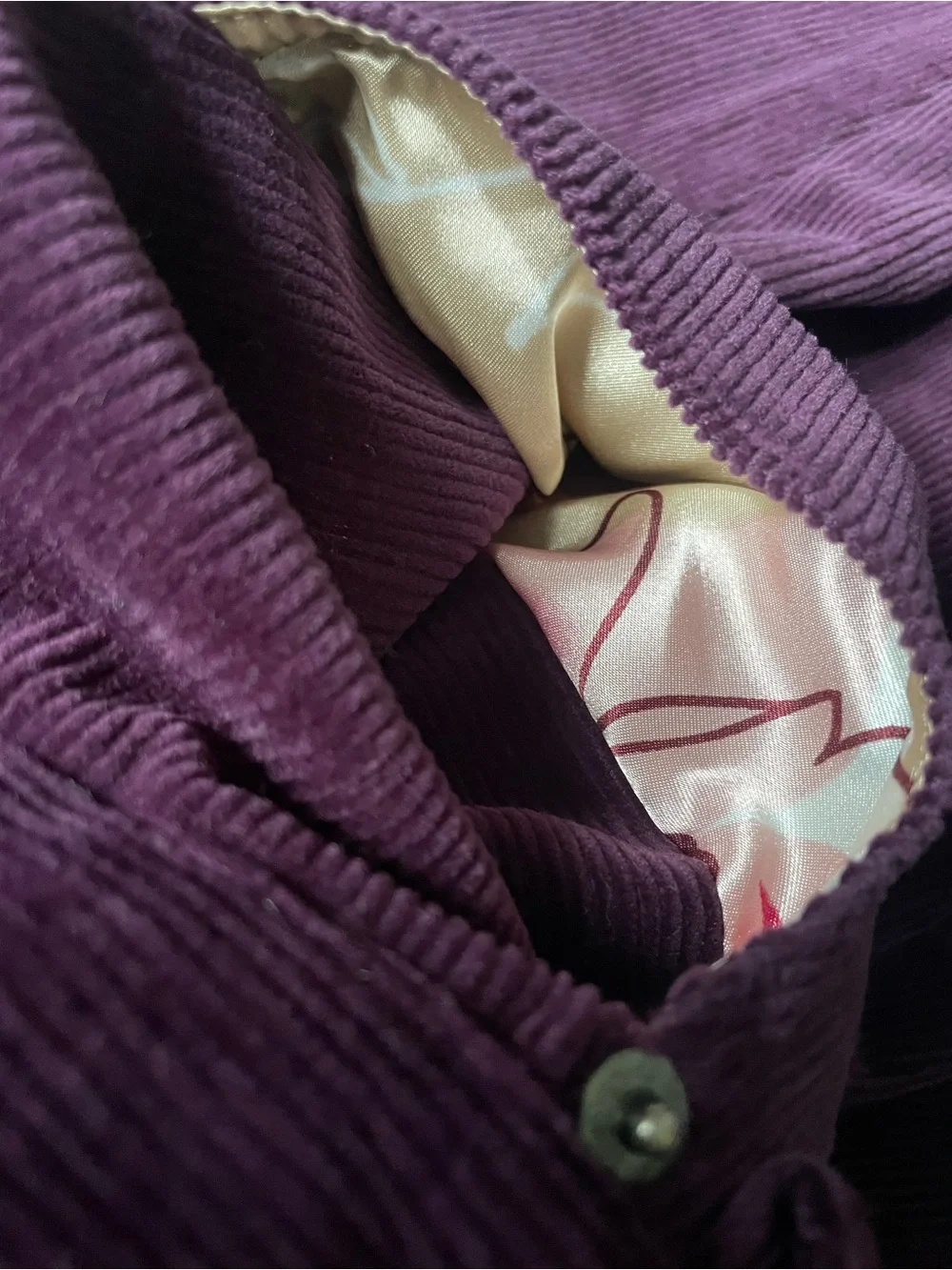 Allen B. By Allen Schwartz violet Corduroy Blazer & matching trouser 2piece suit